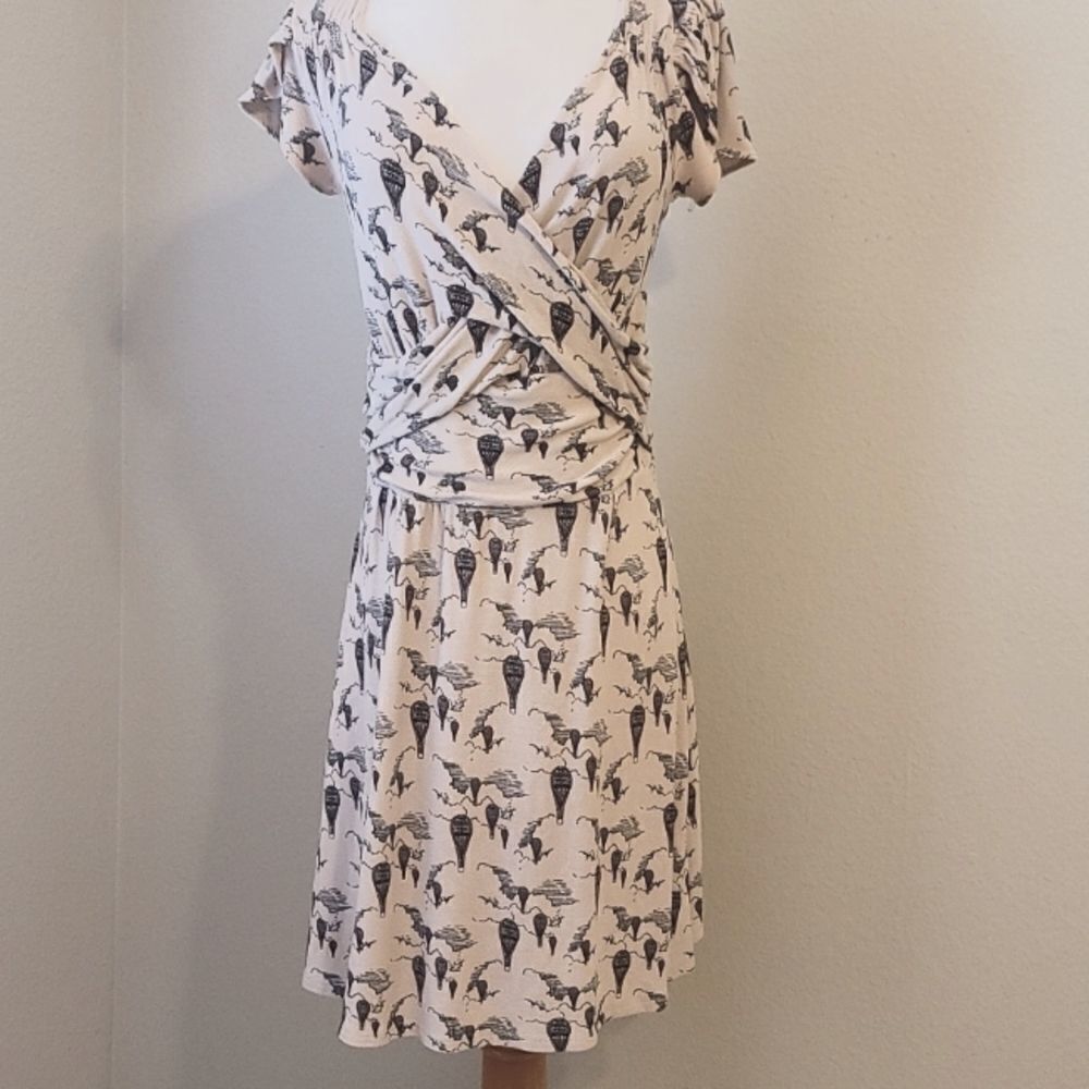 Anthropologie Leifnotes Up & Away Hot‎ Air Balloon Dress small